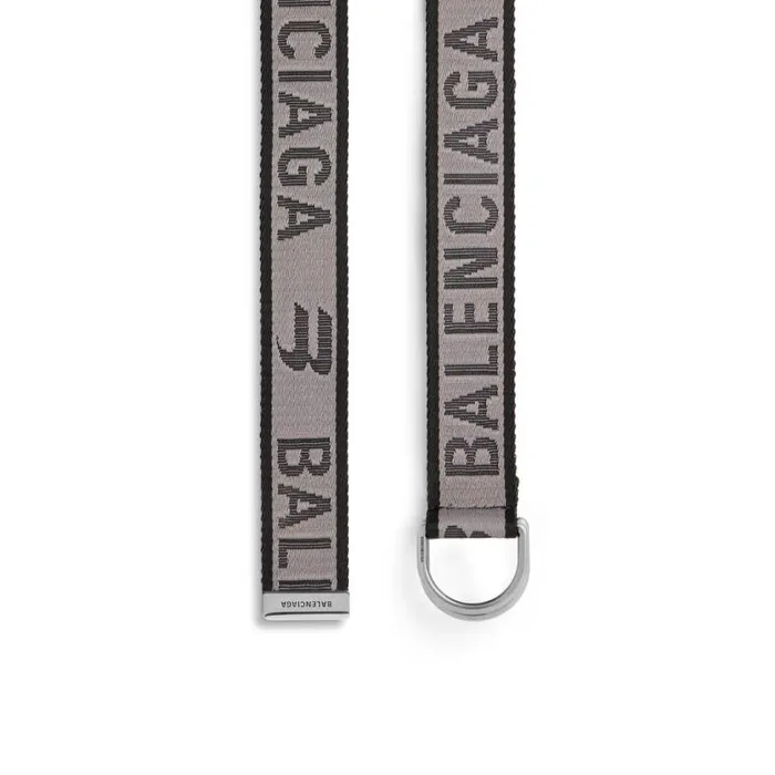 D Ring Belt In Grey Men Balenciaga Belts