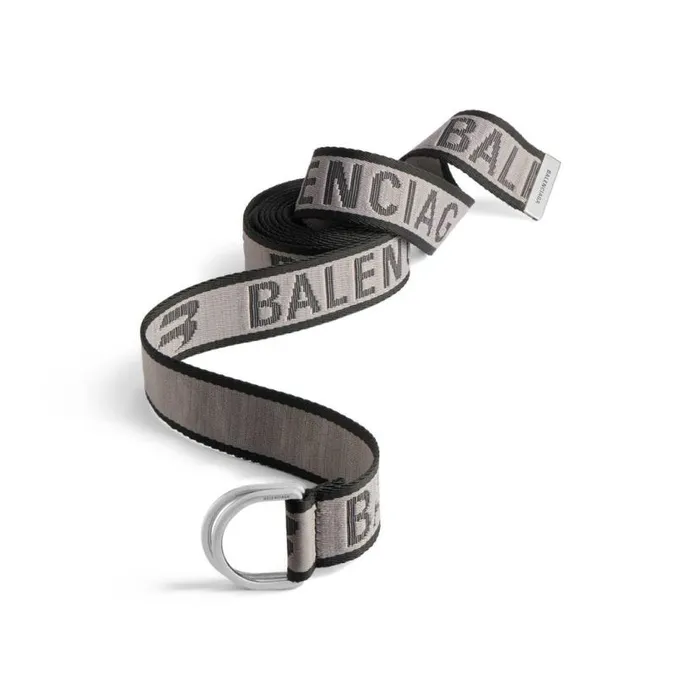 D Ring Belt In Grey Men Balenciaga Belts