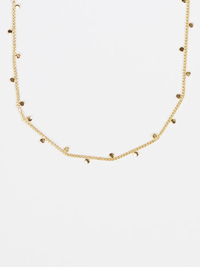 Dainty Disc Necklace Gold Women Altar039d State Jewelry