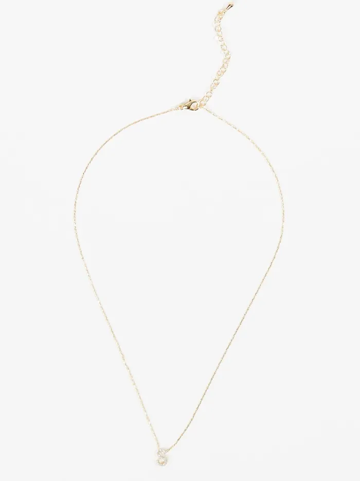 Dainty Monogram Necklace 8211 S Gold Women Altar039d State Jewelry
