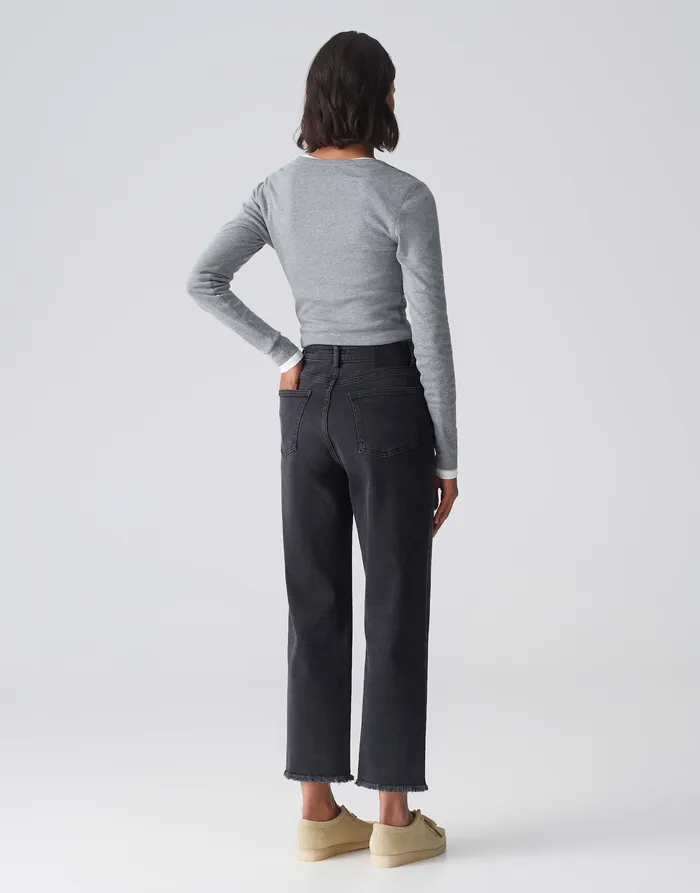 Damen Boyfriend Jeans LANI DARK Mid Rise mit Stretch Jeans OPUS Damen Boyfriend Jeans LANI DARK Mid Rise mit Stretch Jeans OPUS
