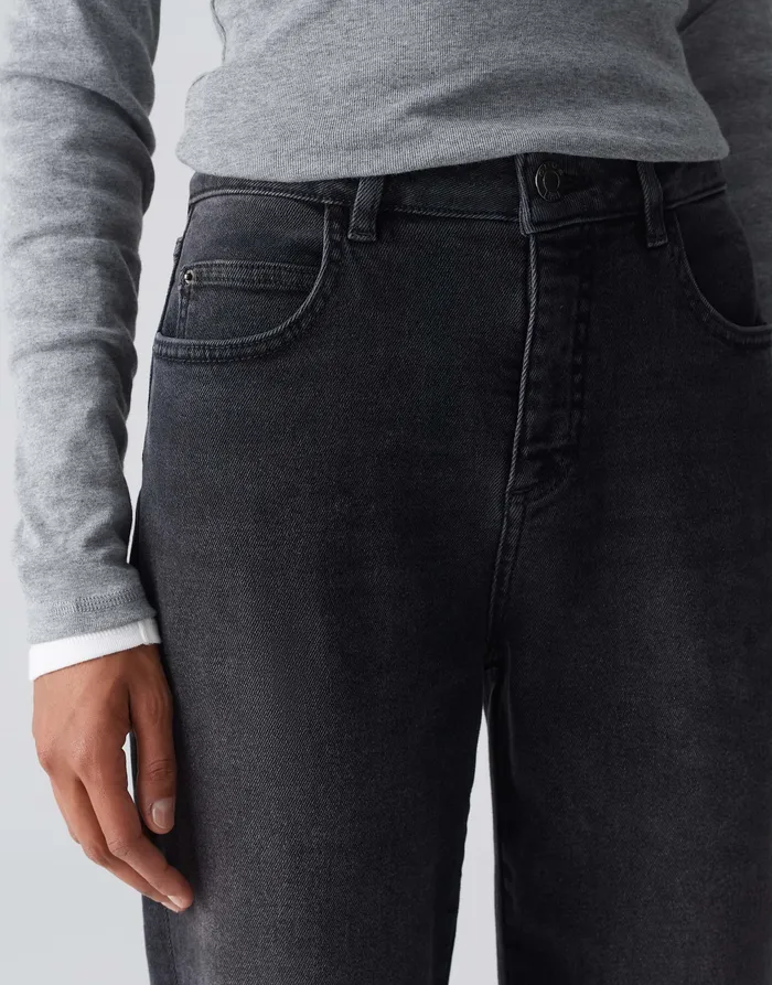Damen Boyfriend Jeans LANI DARK Mid Rise mit Stretch Jeans OPUS Damen Boyfriend Jeans LANI DARK Mid Rise mit Stretch Jeans OPUS