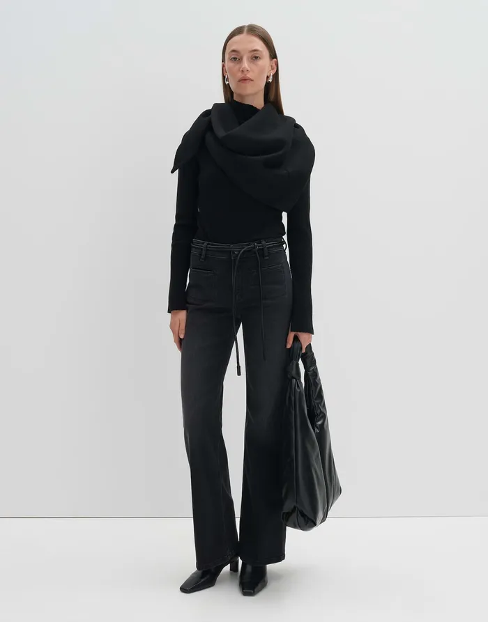Damen Jeans OPUS Long Flared Jeans CARIE FRENCH aus stretchigem BCI Cotton Mix Damen Jeans OPUS Long Flared Jeans CARIE FRENCH aus stretchigem BCI Cotton Mix