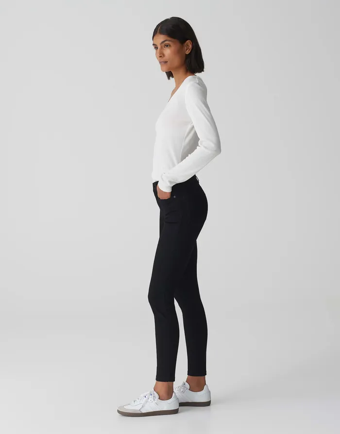 Damen OPUS Skinny Jeans ELMA BLACK Low Rise mit StretchAnteil Jeans Damen OPUS Skinny Jeans ELMA BLACK Low Rise mit StretchAnteil Jeans