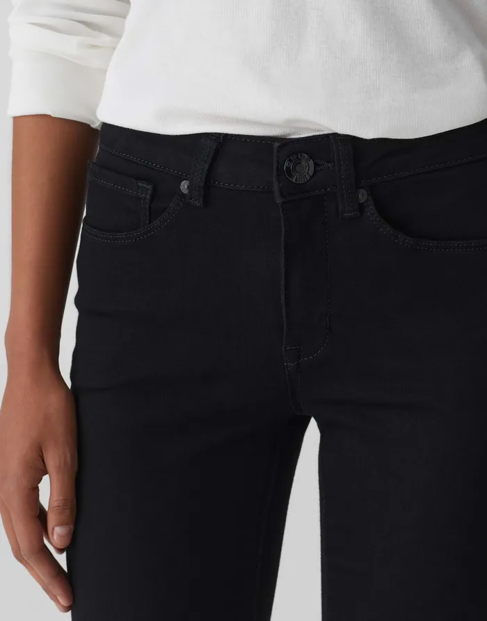 Damen OPUS Skinny Jeans ELMA BLACK Low Rise mit StretchAnteil Jeans Damen OPUS Skinny Jeans ELMA BLACK Low Rise mit StretchAnteil Jeans