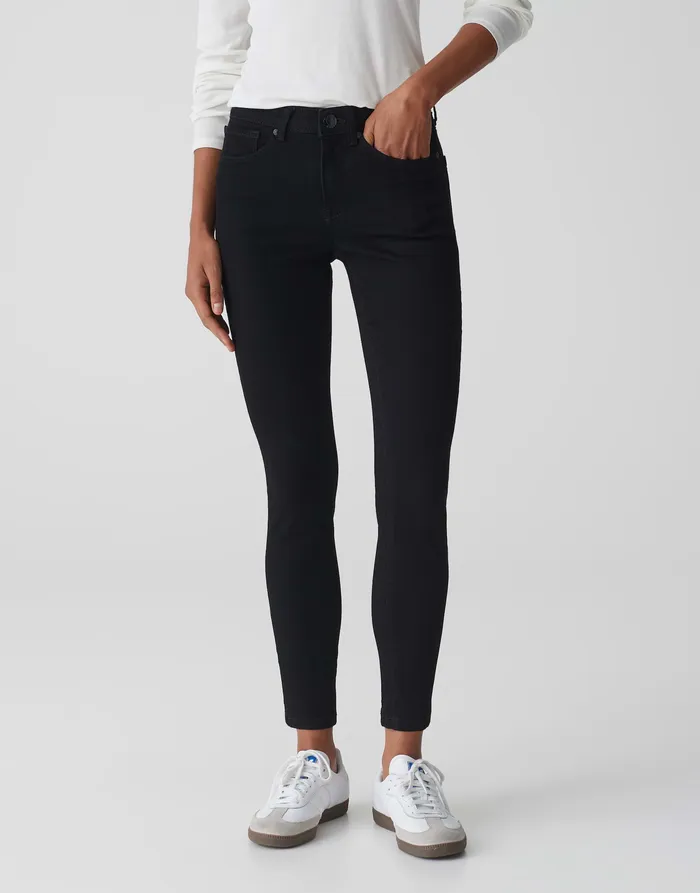 Damen OPUS Skinny Jeans ELMA BLACK Low Rise mit StretchAnteil Jeans Damen OPUS Skinny Jeans ELMA BLACK Low Rise mit StretchAnteil Jeans