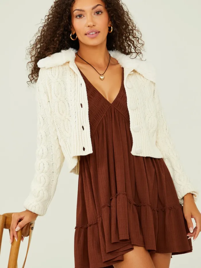 Dana Smocked Dress Brown Women Altar039d State Casual