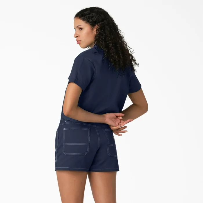 Dickies Button Up Women039s Cropped Work Shirt Ink Navy Ink Navy ik 8211 Women Dickies Button Up Women039s Cropped Work Shirt Ink Navy Ink Navy ik 8211 Women