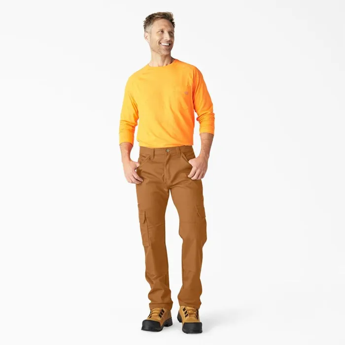 Dickies Cargo FLEX DuraTech Relaxed Fit Duck Cargo Pants Brown Duck Brown Duck bd 8211 Men