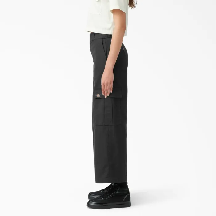 Dickies Cargo Women039s Regular Fit Cargo Pants Stonewashed Black Stonewashed Black sbk 8211 Women