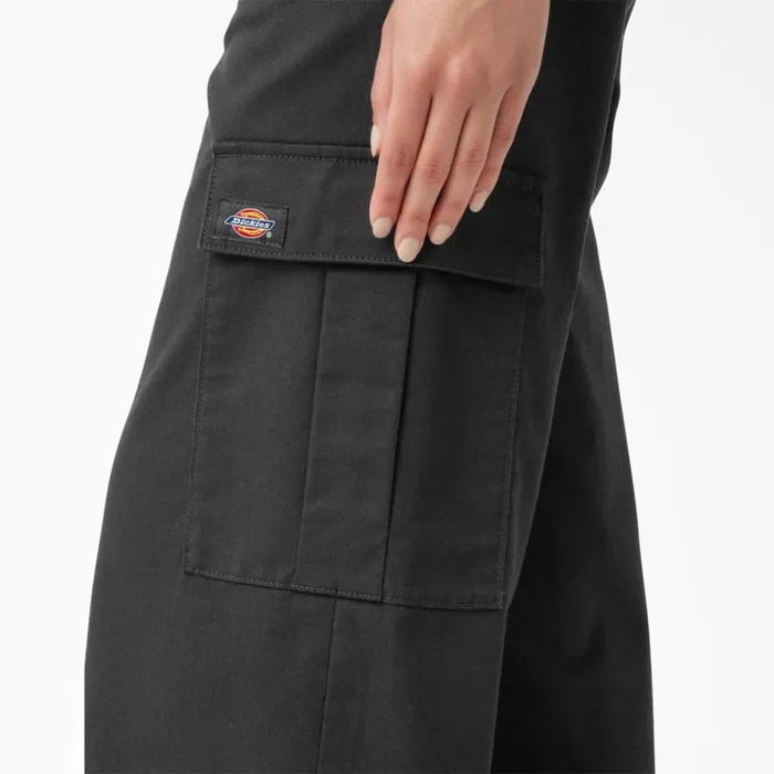 Dickies Cargo Women039s Regular Fit Cargo Pants Stonewashed Black Stonewashed Black sbk 8211 Women
