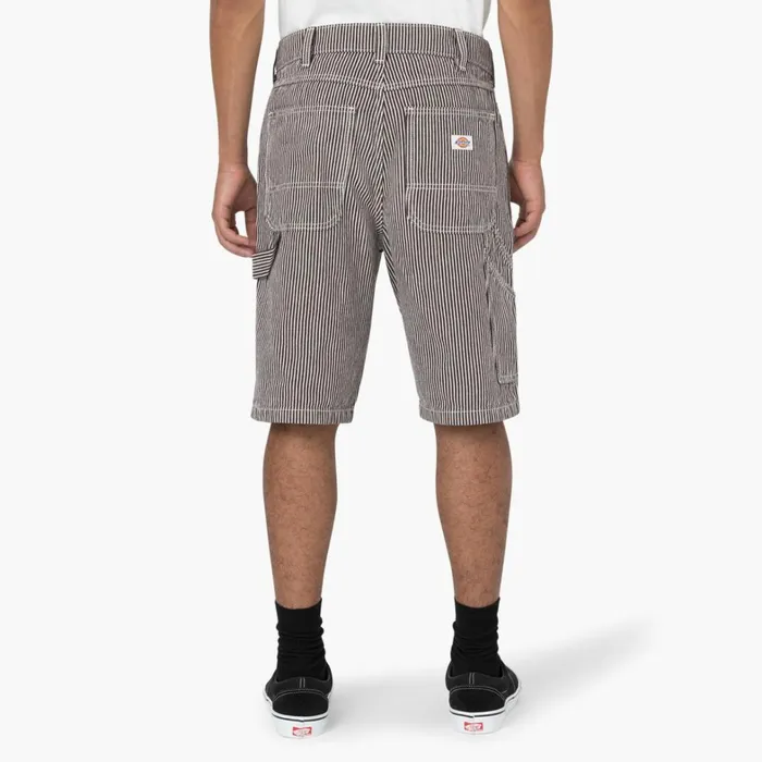 Dickies Carpenter Hickory Stripe Relaxed Fit Carpenter Shorts 11034 EcruBrown Ecrubrown eub 8211 Men Dickies Carpenter Hickory Stripe Relaxed Fit Carpenter Shorts 11034 EcruBrown Ecrubrown eub 8211 Men
