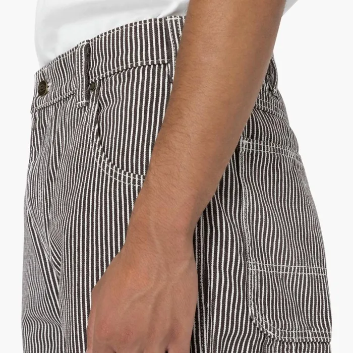 Dickies Carpenter Hickory Stripe Relaxed Fit Carpenter Shorts 11034 EcruBrown Ecrubrown eub 8211 Men Dickies Carpenter Hickory Stripe Relaxed Fit Carpenter Shorts 11034 EcruBrown Ecrubrown eub 8211 Men
