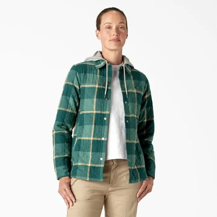 Dickies Coats and Jackets Womens Flannel Hooded Shirt Jacket Mallard Campside Plaid Mallard Campside Plaid a2v 8211 Women Dickies Coats and Jackets Womens Flannel Hooded Shirt Jacket Mallard Campside Plaid Mallard Campside Plaid a2v 8211 Women