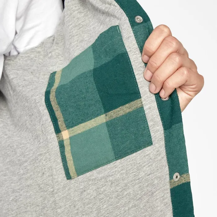 Dickies Coats and Jackets Womens Flannel Hooded Shirt Jacket Mallard Campside Plaid Mallard Campside Plaid a2v 8211 Women
