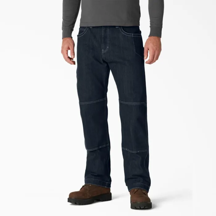 Dickies Double Knee FLEX DuraTech Relaxed Fit Jeans Dark Overdyed Wash Dark Overdyed Wash d2g 8211 Men Dickies Double Knee FLEX DuraTech Relaxed Fit Jeans Dark Overdyed Wash Dark Overdyed Wash d2g 8211 Men