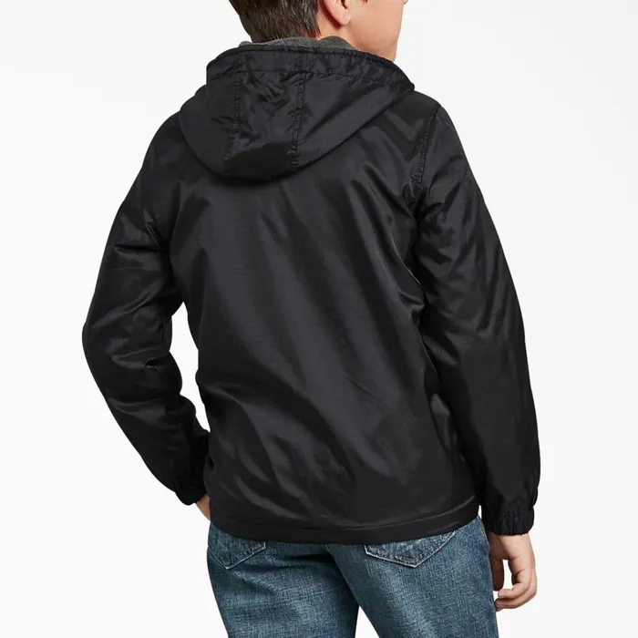 Dickies Jackets Kids039 Fleece Lined Jacket 820 Black Black bk 8211 Kids