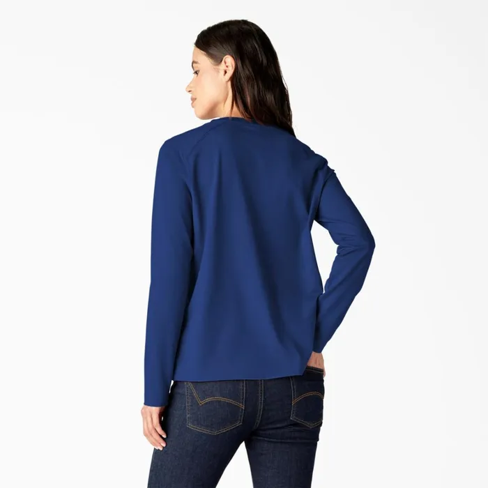 Dickies Long Sleeve TShirts Women039s Heavyweight Henley Surf Blue Surf Blue fl 8211 Women Dickies Long Sleeve TShirts Women039s Heavyweight Henley Surf Blue Surf Blue fl 8211 Women