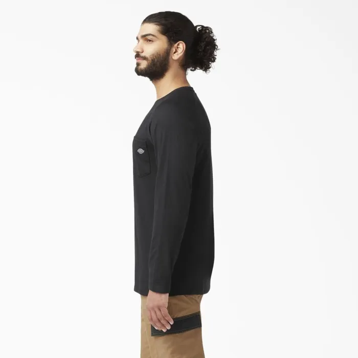 Dickies Long Sleeve Work Shirts Cooling Long Sleeve Pocket TShirt Black Black bk 8211 Men Dickies Long Sleeve Work Shirts Cooling Long Sleeve Pocket TShirt Black Black bk 8211 Men