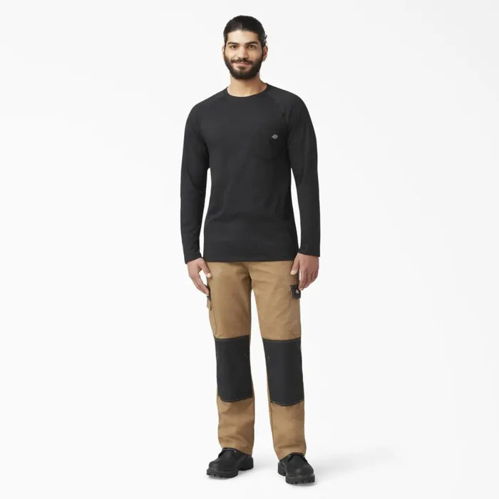 Dickies Long Sleeve Work Shirts Cooling Long Sleeve Pocket TShirt Black Black bk 8211 Men Dickies Long Sleeve Work Shirts Cooling Long Sleeve Pocket TShirt Black Black bk 8211 Men