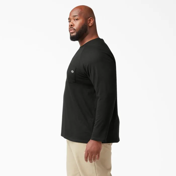Dickies Long Sleeve Work Shirts Cooling Long Sleeve Pocket TShirt Black Black bk 8211 Men Dickies Long Sleeve Work Shirts Cooling Long Sleeve Pocket TShirt Black Black bk 8211 Men