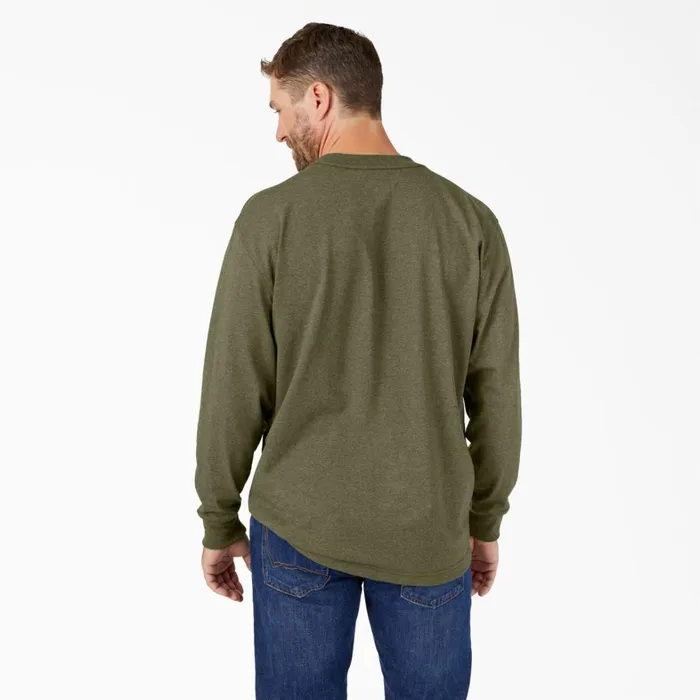 Dickies Long Sleeve Work Shirts Heavyweight Heathered Long Sleeve Pocket TShirt Military Green Heather Military Green Heather mld 8211 Men Dickies Long Sleeve Work Shirts Heavyweight Heathered Long Sleeve Pocket TShirt Military Green Heather Military Green Heather mld 8211 Men
