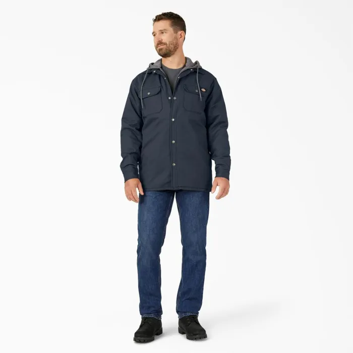 Dickies Outerwear Water Repellent Duck Hooded Shirt Jacket Dark Navy Dark Navy dn 8211 Men Dickies Outerwear Water Repellent Duck Hooded Shirt Jacket Dark Navy Dark Navy dn 8211 Men