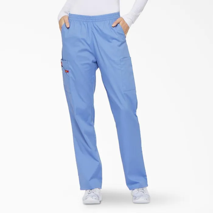 Dickies Scrubs Women039s EDS Signature Tapered Leg Cargo Scrub Pants Ceil Blue Ceil Blue cbl 8211 Women