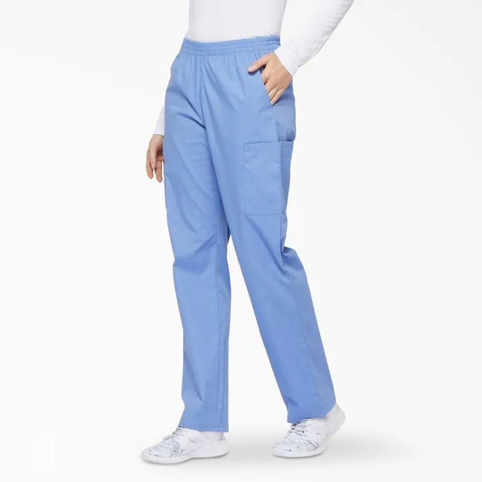 Dickies Scrubs Women039s EDS Signature Tapered Leg Cargo Scrub Pants Ceil Blue Ceil Blue cbl 8211 Women