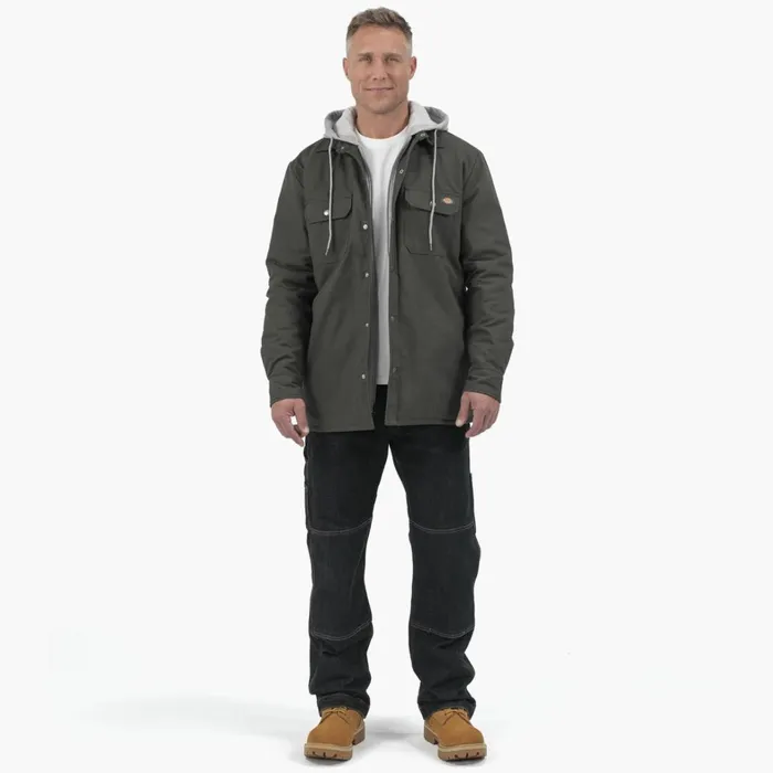 Dickies Shirt Jackets Duck Hooded Shirt Jacket Olive Green Olive Green og 8211 Men Dickies Shirt Jackets Duck Hooded Shirt Jacket Olive Green Olive Green og 8211 Men