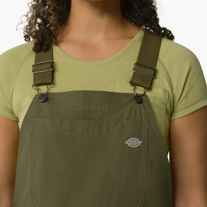 Dickies Shortalls Women039s Cooling Ripstop Bib Shortalls Rinsed Military Green Rinsed Military Green rml 8211 Women Dickies Shortalls Women039s Cooling Ripstop Bib Shortalls Rinsed Military Green Rinsed Military Green rml 8211 Women