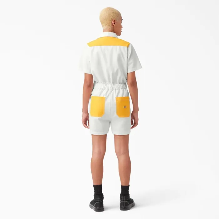 Dickies Shortalls Women039s Regular Fit Ripstop Shortalls Rinsed Cloud Rinsed Cloud r2c 8211 Women