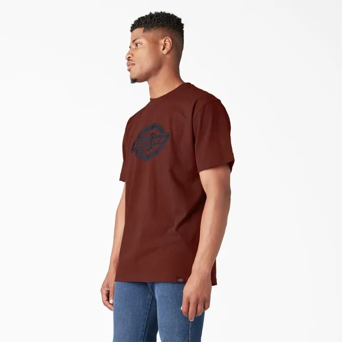 Dickies TShirts Short Sleeve Heavyweight Logo TShirt Fired Brick Fired Brick ik9 8211 Men Dickies TShirts Short Sleeve Heavyweight Logo TShirt Fired Brick Fired Brick ik9 8211 Men