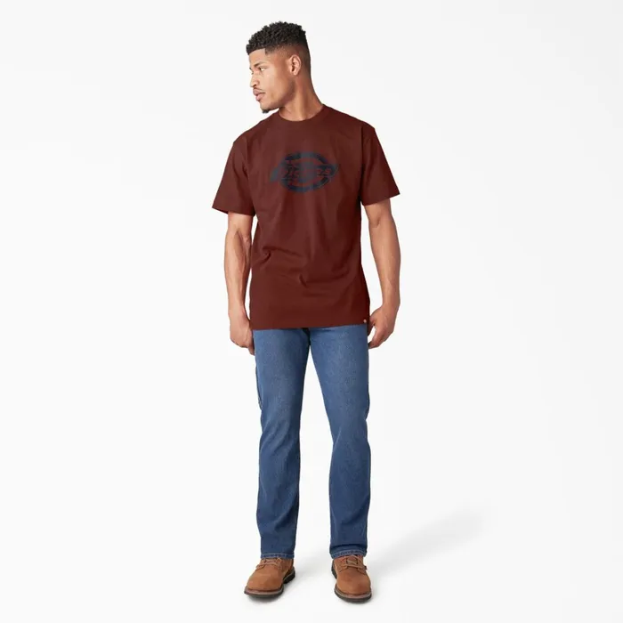 Dickies TShirts Short Sleeve Heavyweight Logo TShirt Fired Brick Fired Brick ik9 8211 Men Dickies TShirts Short Sleeve Heavyweight Logo TShirt Fired Brick Fired Brick ik9 8211 Men