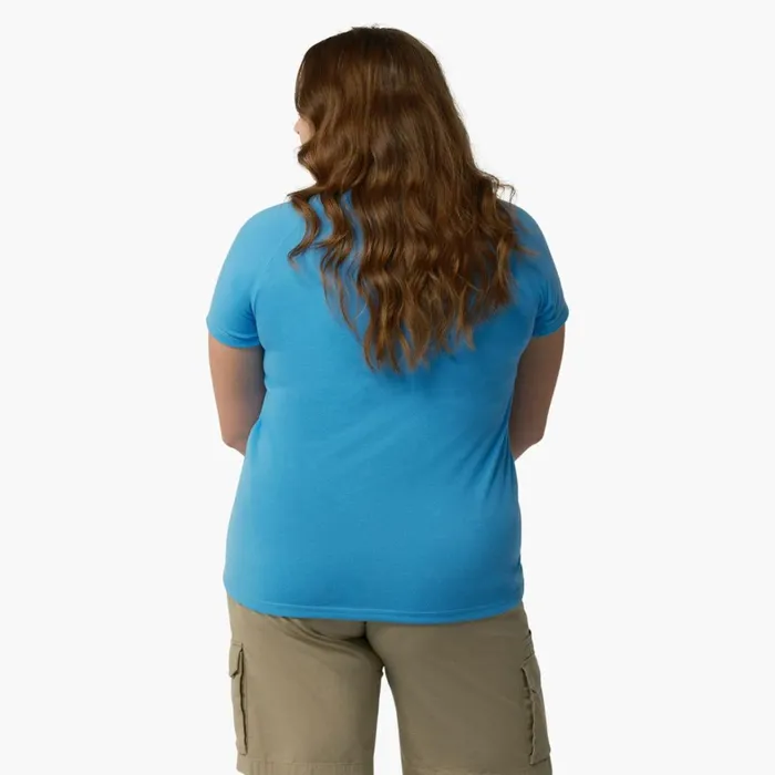 Dickies TShirts Women039s Plus Cooling Short Sleeve Pocket TShirt Azure Blue Azure Blue ab2 8211 Women Dickies TShirts Women039s Plus Cooling Short Sleeve Pocket TShirt Azure Blue Azure Blue ab2 8211 Women