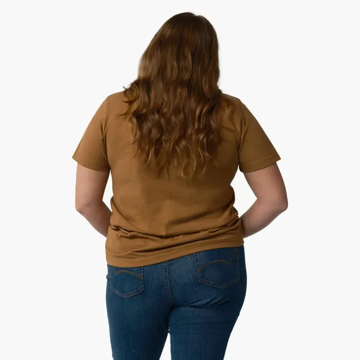 Dickies TShirts Women039s Plus Heavyweight Short Sleeve Pocket TShirt Brown Duck Brown Duck bd 8211 Women Dickies TShirts Women039s Plus Heavyweight Short Sleeve Pocket TShirt Brown Duck Brown Duck bd 8211 Women