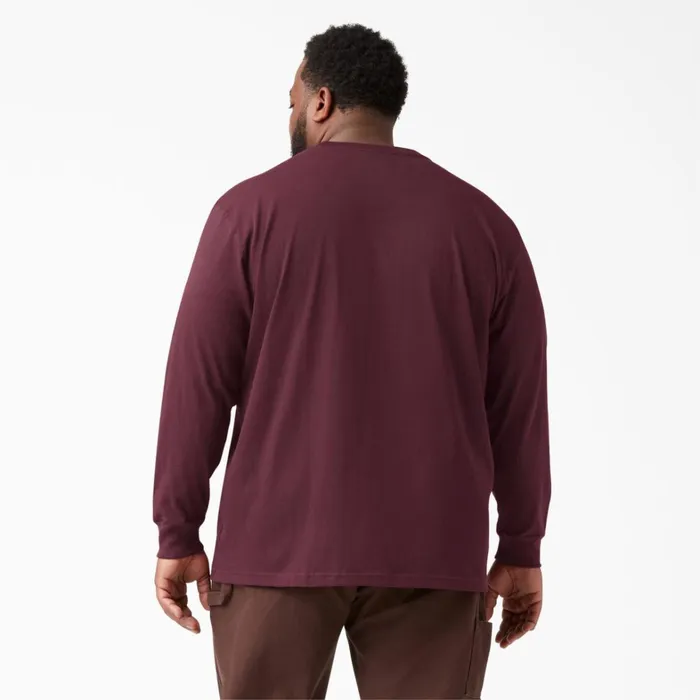 Dickies Work Shirts Heavyweight Long Sleeve Pocket TShirt Burgundy Burgundy by 8211 Men Dickies Work Shirts Heavyweight Long Sleeve Pocket TShirt Burgundy Burgundy by 8211 Men