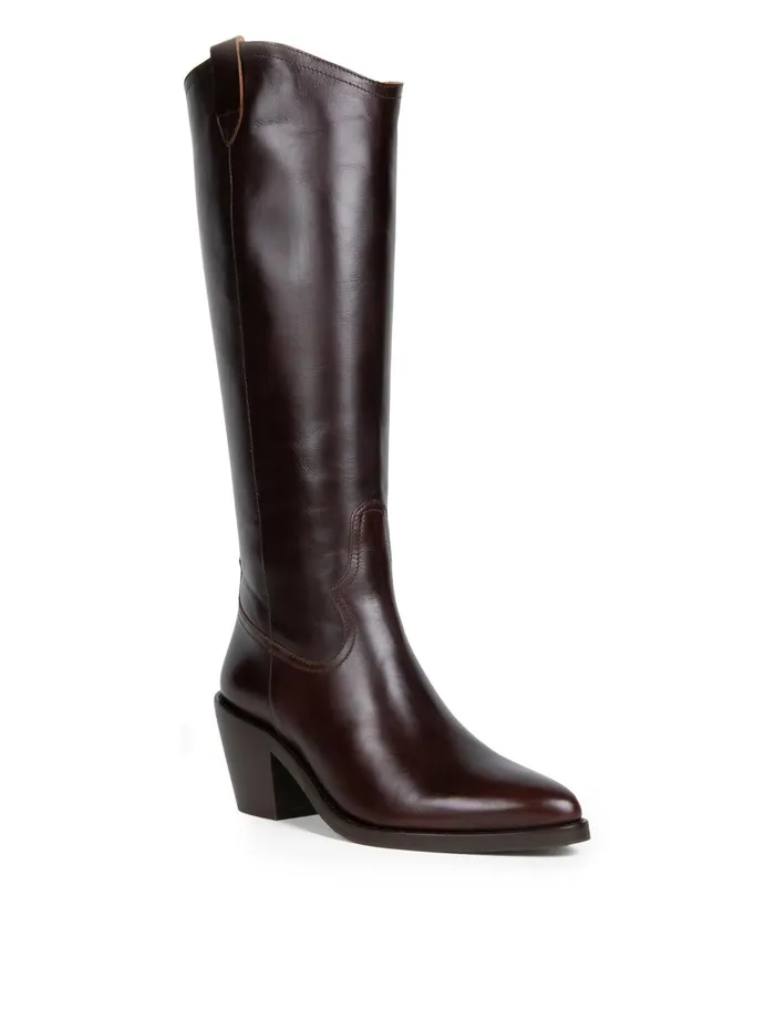 Dolores Irish Coffee Women Bobbies Knee High Boots