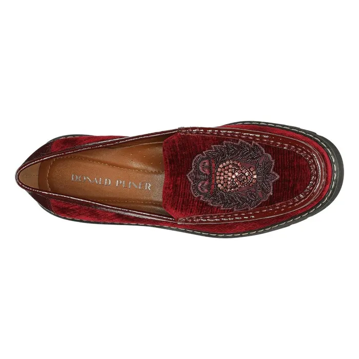 Donald Pliner Shoes Online Casual Hope Oxblood Red Ornament 8211 Women