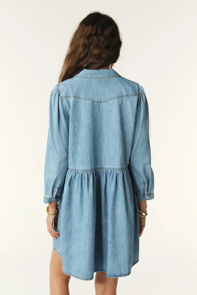 Dress Linona Blue Women Baandsh Dresses