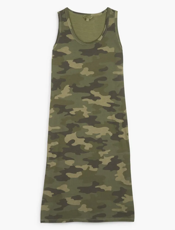 Dresses Lucky Brand Women Camo Dress Camo Olive Multi