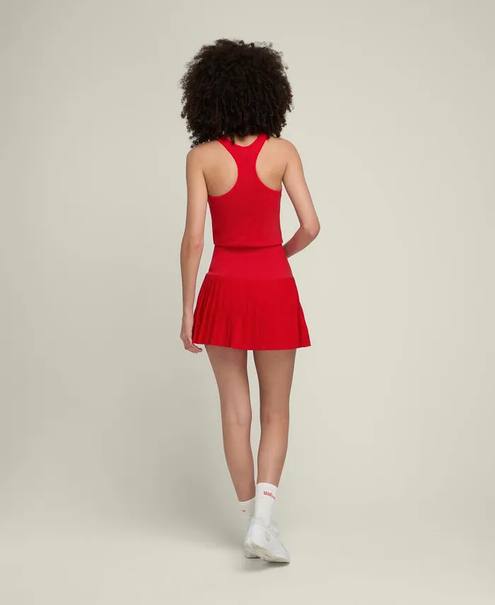 Dresses Midtown Tennis Dress 8211 Red 8211 Wilson Women Dresses Midtown Tennis Dress 8211 Red 8211 Wilson Women