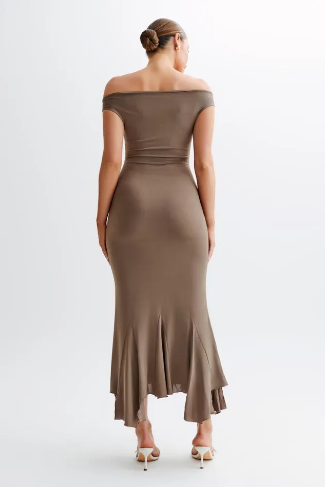 Dresses Women Meshki Analina Slinky Handkerchief Midi Dress 8211 Coco