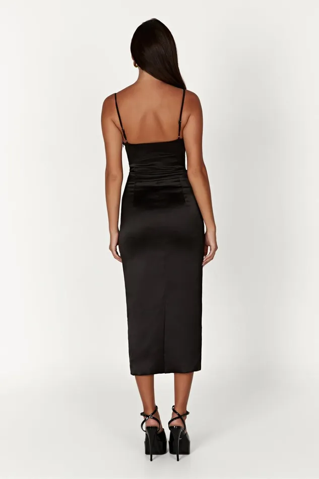 Dresses Women Meshki Camelia Corset Midi Dress 8211 Black