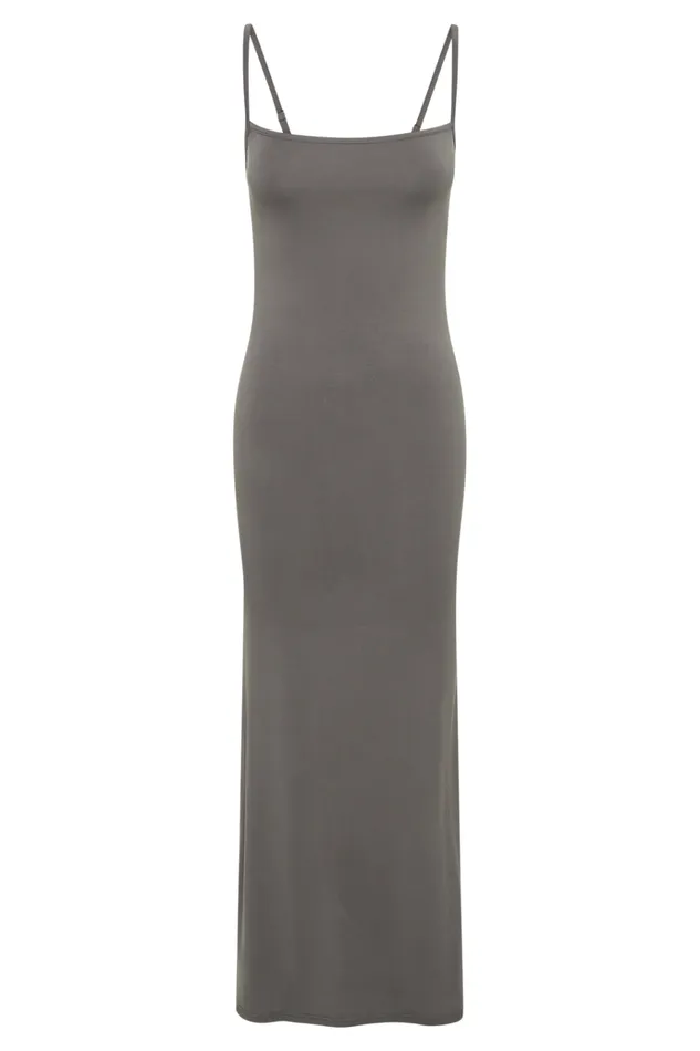 Dresses Women Meshki Cassie Modal Fishtail Maxi Dress 8211 Slate Grey