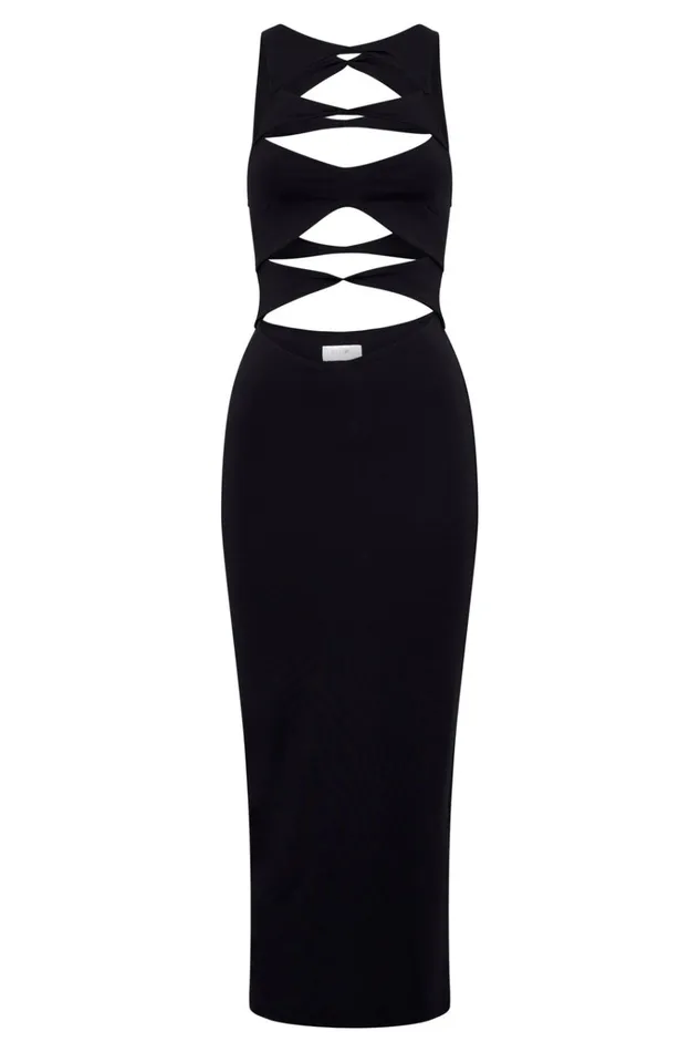 Dresses Women Meshki Chloe Cut Out Maxi Dress 8211 Black Dresses Women Meshki Chloe Cut Out Maxi Dress 8211 Black