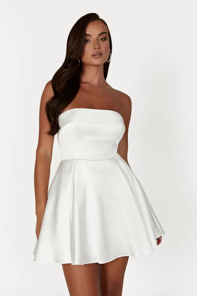 Dresses Women Meshki Eileen Mini Dress 8211 White