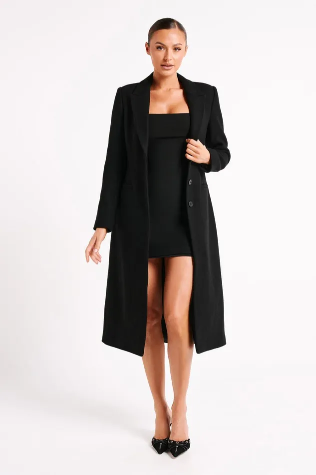 Dresses Women Meshki Frida Crepe Mini Dress 8211 Black