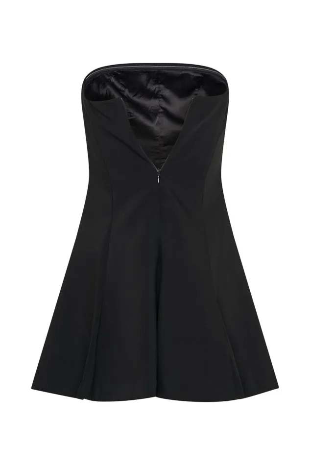 Dresses Women Meshki Indiana Strapless Suiting Mini Dress 8211 Black