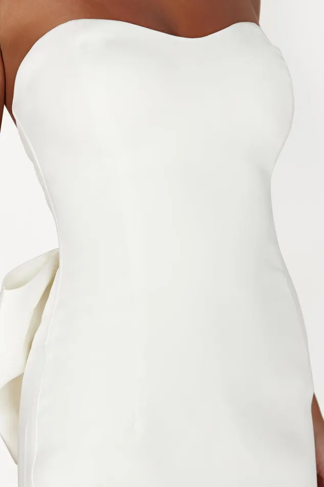 Dresses Women Meshki Meredith Strapless Bow Mini Dress 8211 White